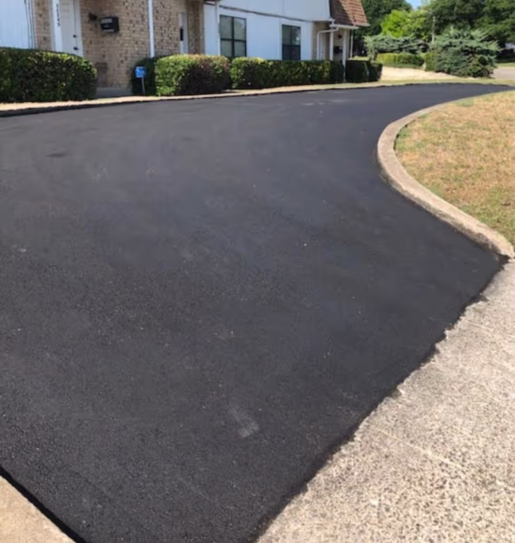 Driveway Paving 2 — Texas Asphalt Services paving project